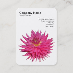 Pink Dahlia Business Card
