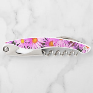 PINK DAISIES CORKSCREW