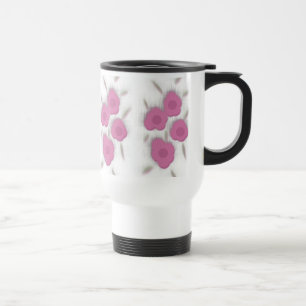 Pink Daisies Travel Mug