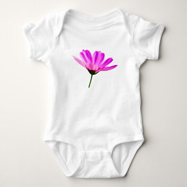 Pink Daisy   Baby Bodysuit (Front)