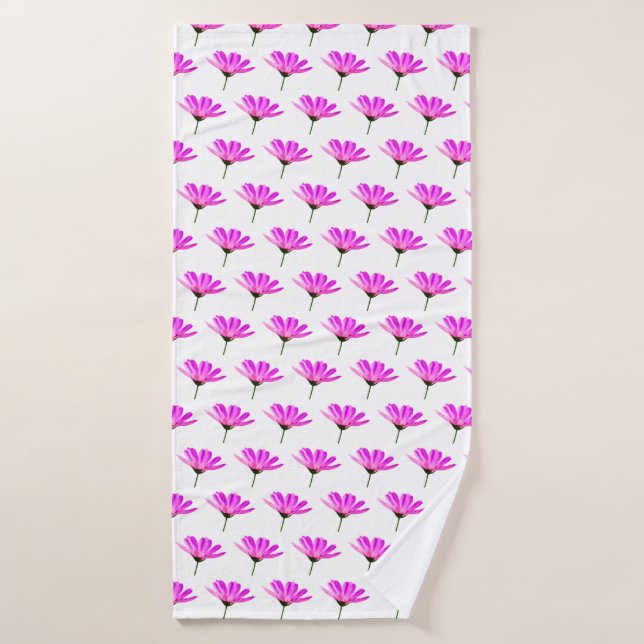 Pink Daisy   Bath Towel (Bath Towel)
