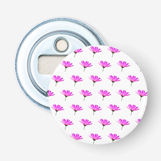 Pink Daisy  Bottle Opener (Front)