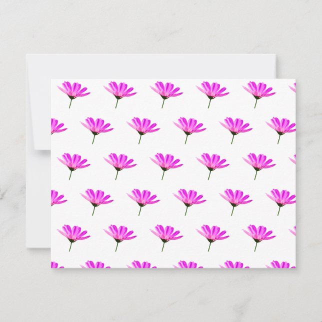 Pink Daisy   Card (Front)