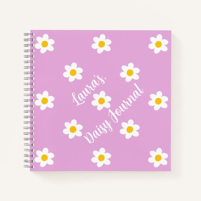 Pink Daisy-Chain Journal (Front)