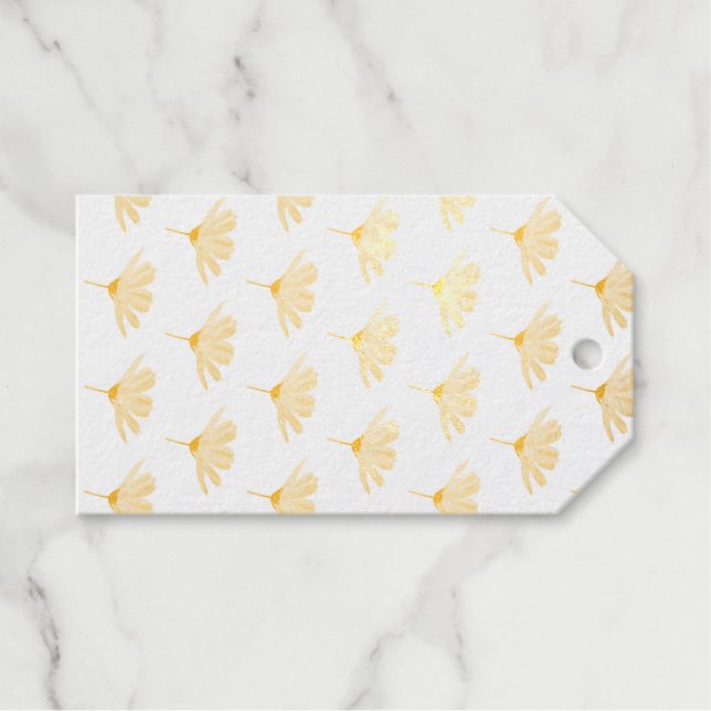 Pink Daisy   Gift Tags (Front (Horizontal))