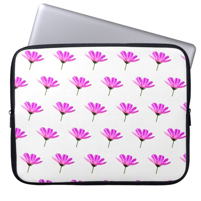 Pink Daisy  Laptop Sleeve (Front)