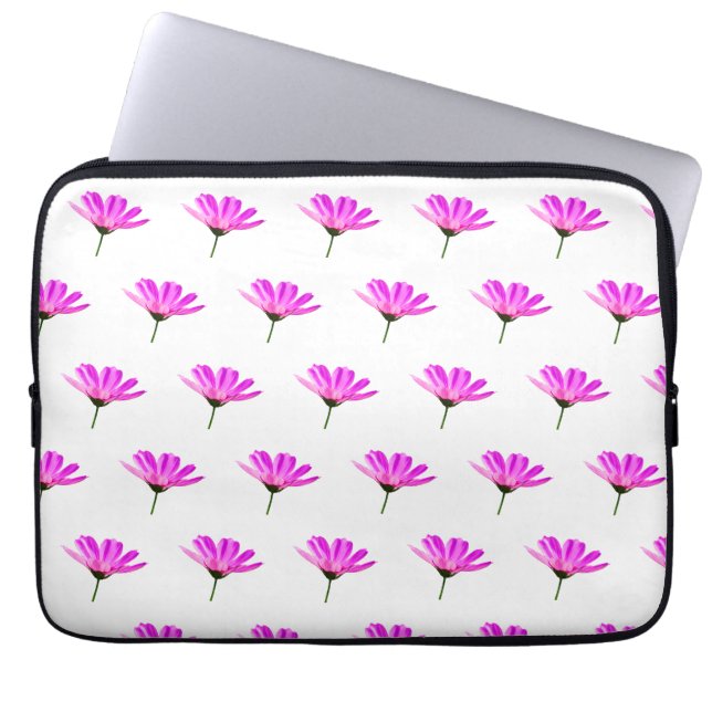 Pink Daisy  Laptop Sleeve (Front)