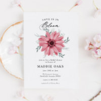 Pink Daisy "Love is in Bloom" Bridal Shower