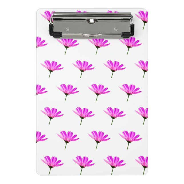 Pink Daisy  Mini Clipboard (Front)