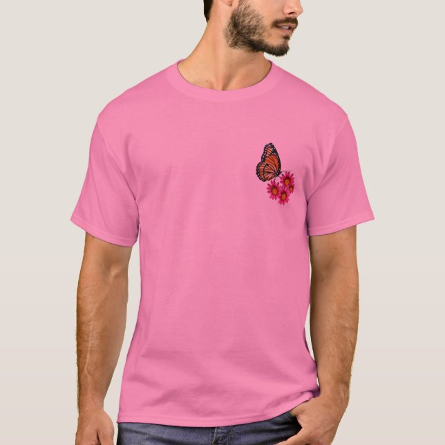 Pink Daisy, Monarch shirt (Front)