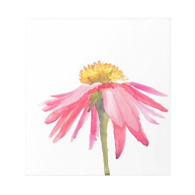Pink Daisy Notepad (Front)
