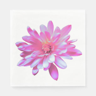 Pink daisy pink floral pink flower napkin