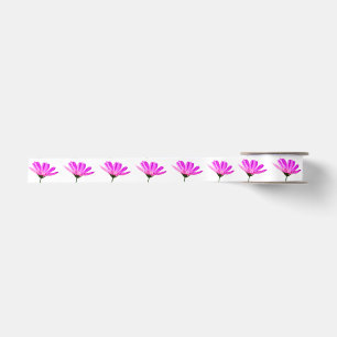 Pink Daisy Satin Ribbon