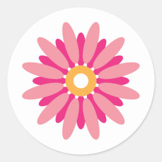 Pink Daisy Sticker