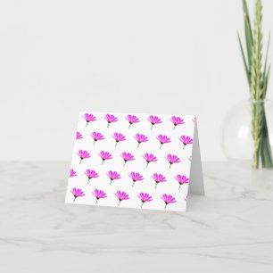 Pink Daisy Thank You Card