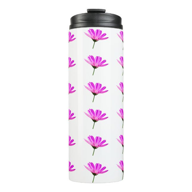 Pink Daisy   Thermal Tumbler (Front)