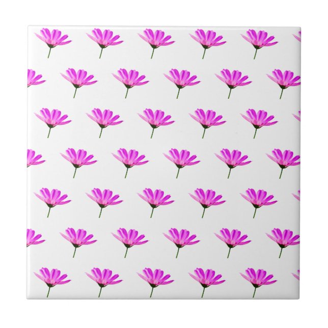 Pink Daisy  Tile (Front)