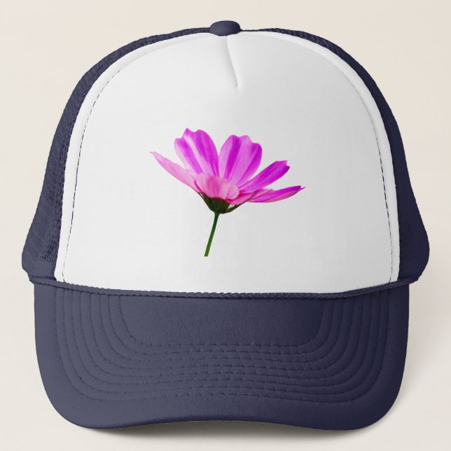 Pink Daisy   Trucker Hat (Front)