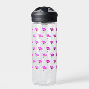 Pink Daisy Water Bottle