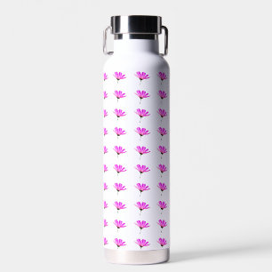 Pink Daisy Water Bottle