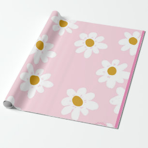 Pink Daisy Wrapping Paper