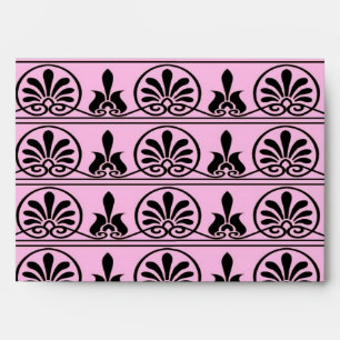 Pink Damask Envelopes