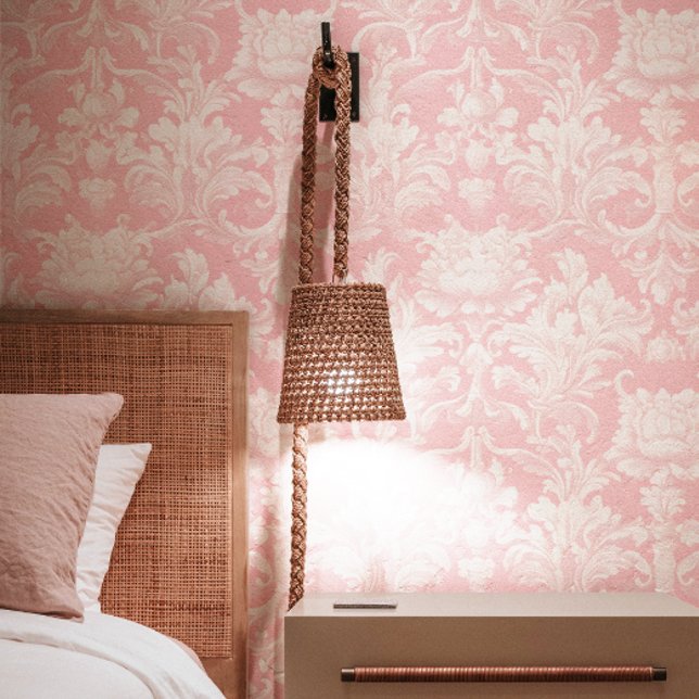 Pink Damask Pattern Coquette  Wallpaper (Creator Uploaded)