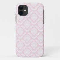 Pink Damask Phone Case