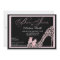 Pink Damask Shoe Bridal Shower Invitation
