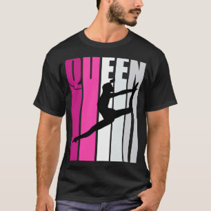 Pink Dance Queen Colourful Dancer Dance Practice D T-Shirt