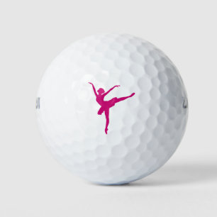 pink dancer golf balls