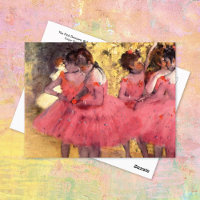 Pink Dancers Before the Ballet Edgar Degas