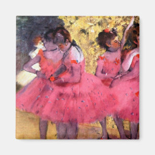 Pink Dancers, Edgar Degas Magnet