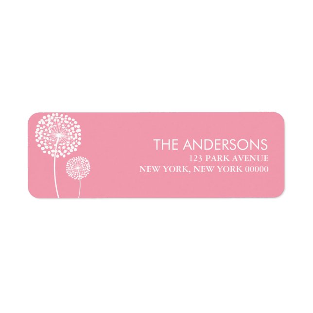 Pink Dandelions (Front)