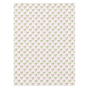 Pink Deck The Palms Tropical Christmas Santa Flami Tablecloth