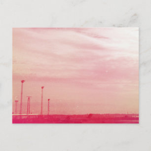 Pink Denmark Postcard