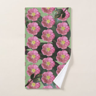 Pink desert rose roses kitchen towel