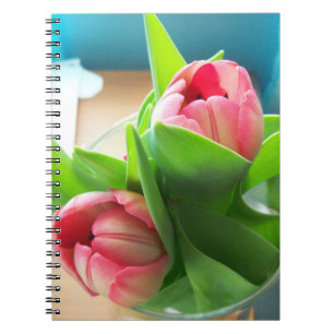 Pink Desktop tulips Notebook