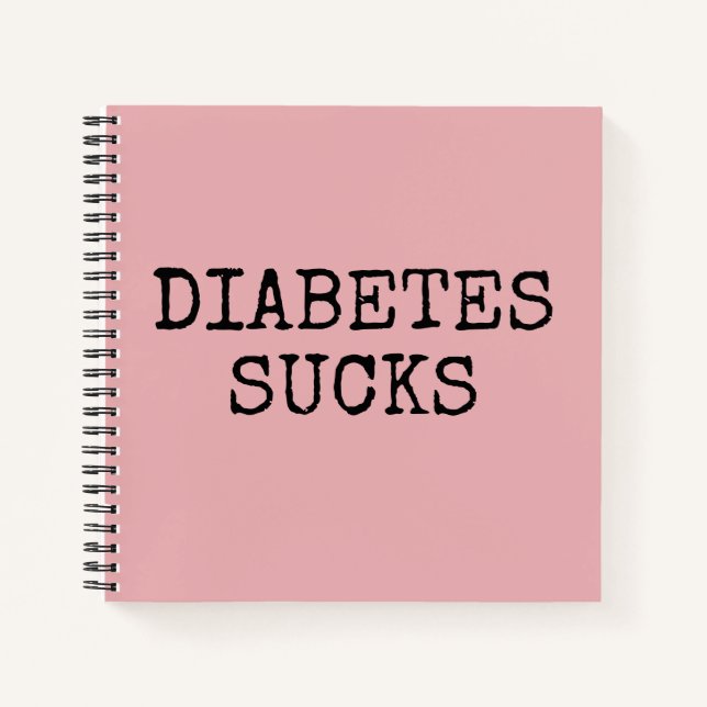 Pink diabetes notebook (Front)
