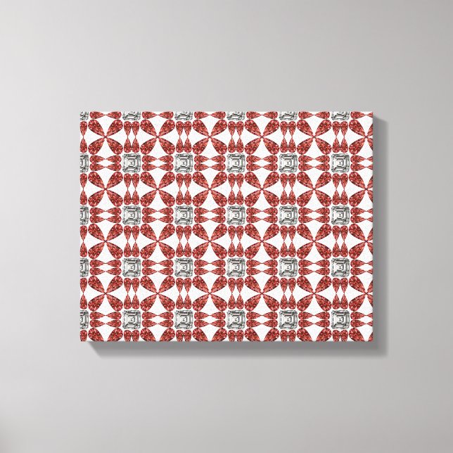 Pink Diamond Canvas Print (Front)