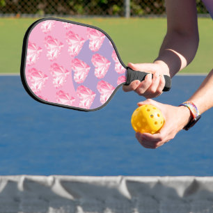 Pink Diamond Heart Pattern – Cute & Stylish Pickleball Paddle