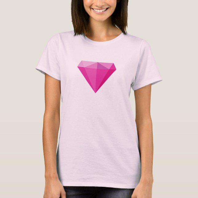 Pink Diamond icon  T-Shirt (Front)