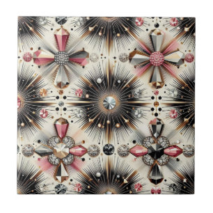 Pink Diamond Mid Century Modern Tile
