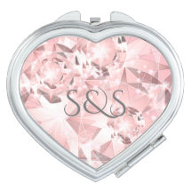 Pink Diamond Sparkle on Light Pastel Brilliant