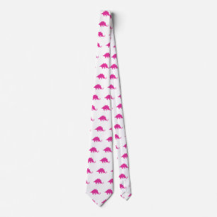 Pink Dinosaur pattern Tie