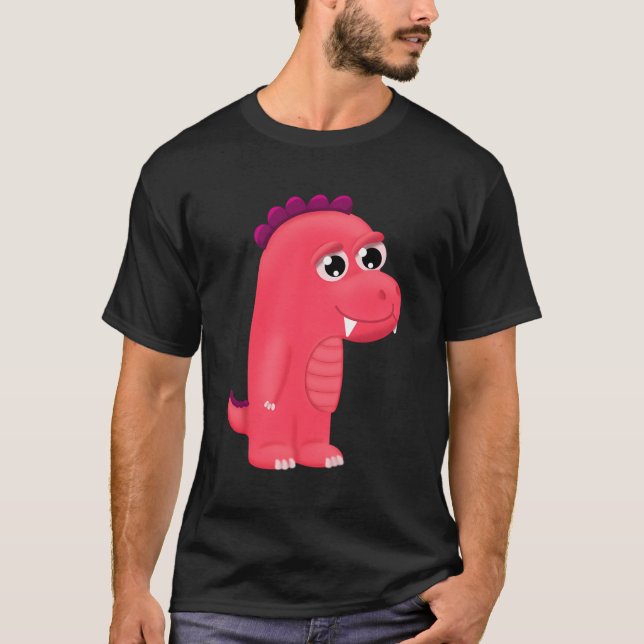 Pink Dinosaur T-Shirt (Front)