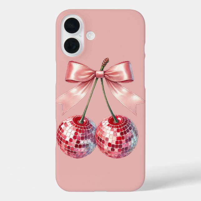 Pink disco ball   Case-Mate iPhone case (Back)