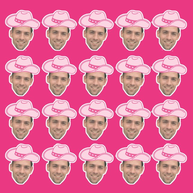 Pink Disco Cowgirl Customisable Groom Face  (Creator Uploaded)