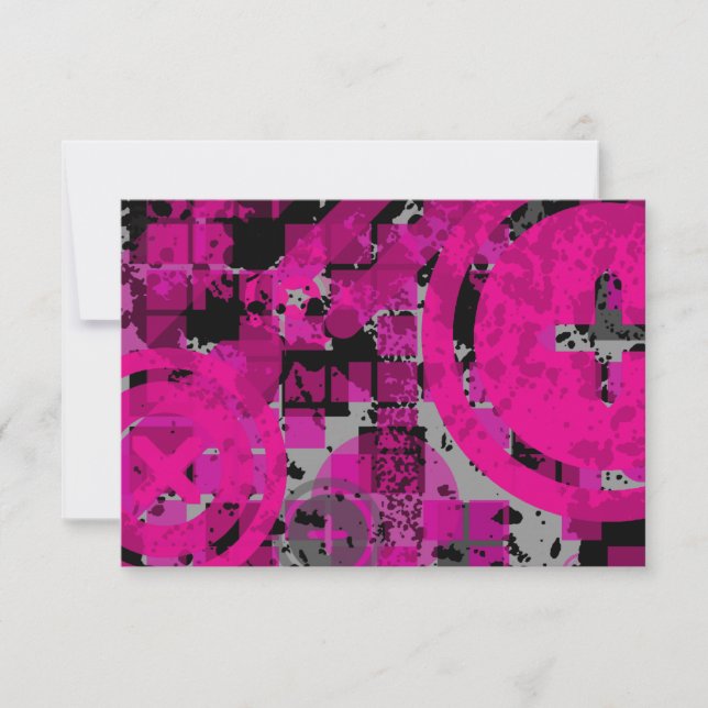 pink distressed chex : (Front)