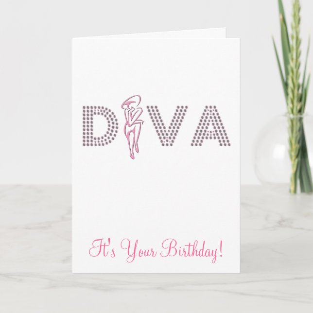 Pink Diva Card (Front)